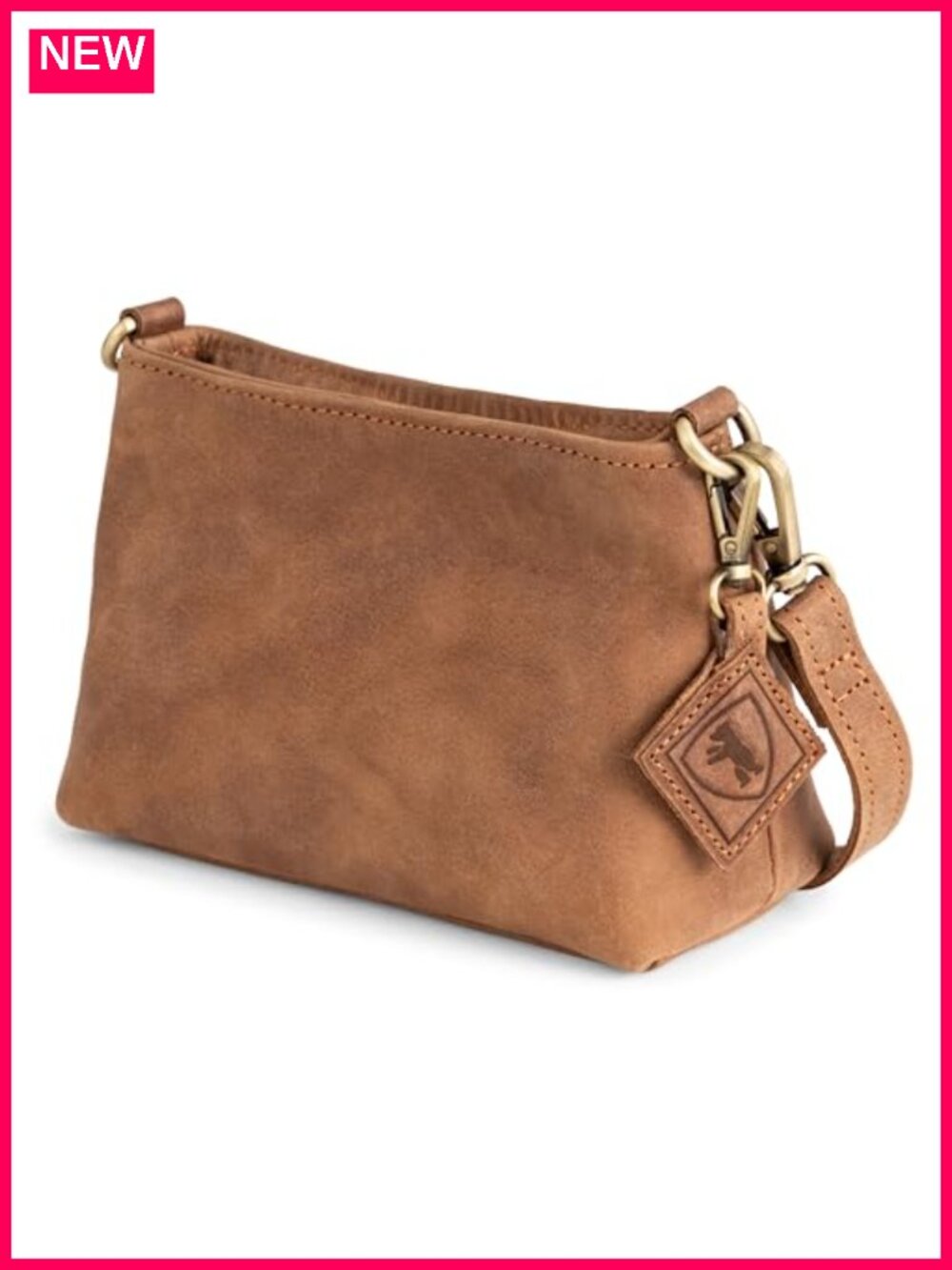 Full Grain Leather Crossbody Bag Adjustable Shoulder Purse